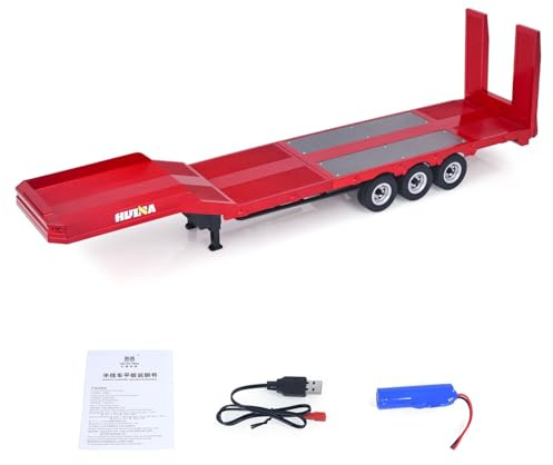 TOUCAN RC HOBBY Semirimorchio in plastica a 3 assi 1502 per 1/18 radiocomandato rimorchiatori HUINA 1501 RC camion auto parti di aggiornamento per hobby