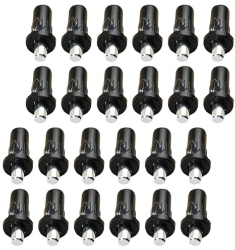 Levemolo Perno di Otturatore a Molla in Plastica e Ferro per Riparazione Persiane, Kit 40 Pezzi Perni di Ricambio Retrattili, Strumenti per Riparazione Finestre e Sostituzione Perni