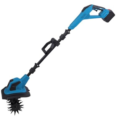 Generic Cultivateur de Motoculteur sans Fil, Cultivateur de Jardin alimenté par Batterie avec Une Puissance élevée et Facile à Utiliser, pour Les Jardins de Petits Espaces et Une