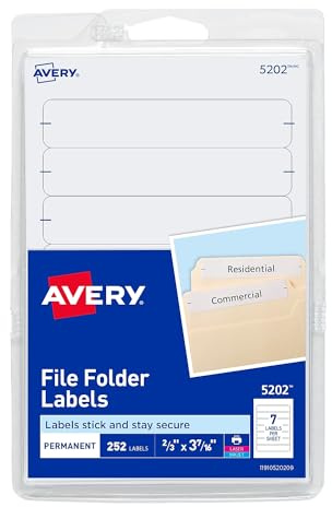 AVE05202 - Avery Filing Label