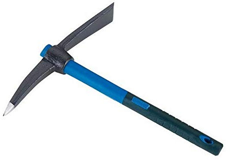 Alyco 198758 – Flachspitzhacke, Griff aus Fiberglas, 400 g