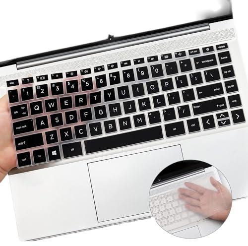 2 PCS Keyboard Cover for HP Laptop 14 & HP Pavilion x360 14m-dw 14m-dy 14-dv, HP 14m-dw1010wm dw1023dx dw1033dx 14m-dy0033dx 14m-dy0023dx 14m-dy0013dx 14m-dw1013dx dw0023dx dw0033dx
