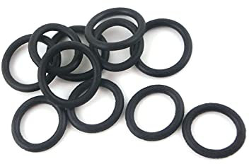 500 Stück Schwarz Nitrilkautschuk 1,5mm Dicke O-Ring-Dichtungen OD 11-20mm NBR O-Ringe Dichtringe Unterlegscheibe, 12x9x1.5mm