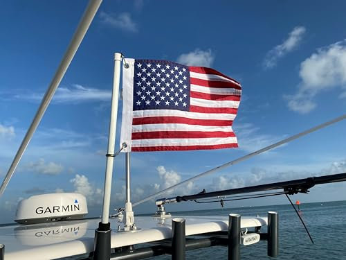 Boat Trix American Flag Pole Set Flaggenstock Rod Holder Mount
