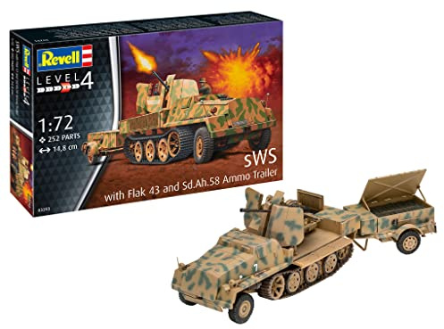 Revell 03293 SWS mit Flak-Aufbau als SFL. mit 3,7cm Flak 43