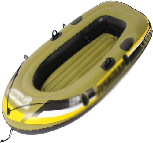 ININOSNP Zwei Schlauchboote for Erwachsene, Fischerboote, Schlauchboote for Kinder mit Paddeln, Schlauchboote, Touristenkajaks