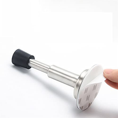 Edelstahl-Türstopper mit hydraulischem Puffer, stumm, nicht stanzbar, Wand-Türstopper, nicht magnetisch, Tür-Touch-Hardware, 1 Stück