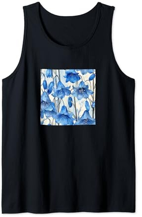 Graphique motif aquarelle fleur jacinthe des bois Débardeur