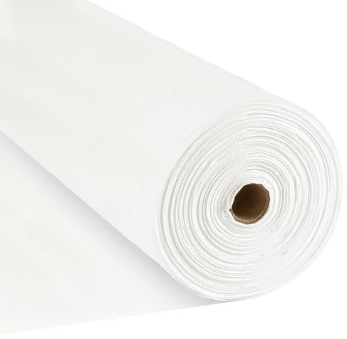 ENGYNC Papiertischdecke Rolle Weiß Tischdeckenrolle 1.20m x 20m Einweg Tischdecke Rolle Vlies Stoffähnlich Einmal Tischdeckenrolle Party Tischdecken Für Geburtstag Party Deko Gartenfeste Hochzeit
