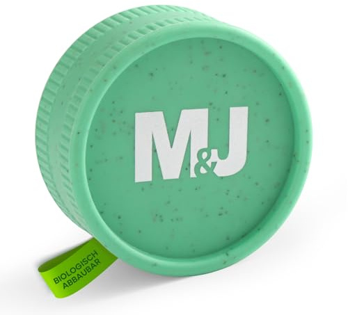 Mari & Juan Bio Grinder Grün ø5,4 cm 2,6 cm hoch, leichter Crusher aus biologisch abbaubarem Kunststoff I nachhaltiger Grinder Plastik I Grinder 2 Teilig I stilvolle Chilimühle & Kräutermühle