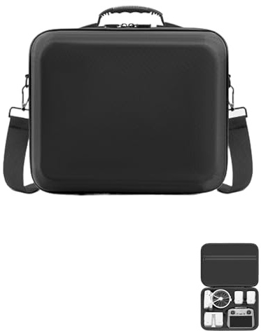 Lokyoyo Flip fodral, bärbar förvaring axelväska för DJI Flip Fly More Combo, butiker RC 2/N3 fjärrkontroll, intelligent flygbatteri, 65 W laddare, flip drönare och andra tillbehör, Svart, Anti-tryck