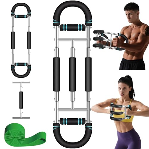JUOIFIP Twister Armtrainer, 9 Modi Verstellbares Brusttrainer Männer, Unterarmtrainer Fitnessgeräte für Zuhause Männer und Frauen, Schulter Trainingsgerät (14-82 kg / 30-180 lb)