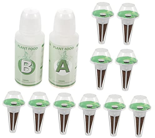 CLISPEED Kit di Coltivazione Fuori Cestini e Coperture di umidità Metodo per Interni Vasi Rete Forniture per Coltivazione Substrato in Torba e Spugna