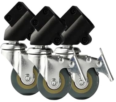 EEEBLBXNQ 3 Pezzi/Lotto 2 Pollici 22 mm/25 mm Telaio for Lampada Fotografica Ruota Girevole Universale C-Frame Manicotto da Studio con Freno in Acciaio Inossidabile(Plug-22mm)
