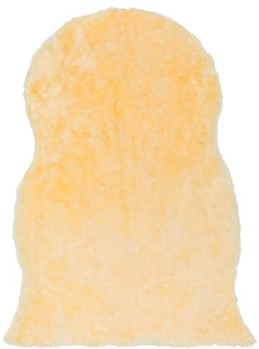 Fillikid Baby-Lammfell Naturform | Lammfellauflage/medizinisches Baby-Fell waschbar | Temperaturausgleichend | echtes Lammfell für Kinderwagen, Buggy, Krabbeldecke, Babybett | Inkl. Baumwoll-Windel