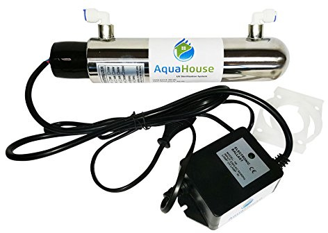 AquaHouse Ultra Violet 12W UV Water Treatment System 4 Litres/Minute (1GPM) Under Sink Drinking Water Steriliser