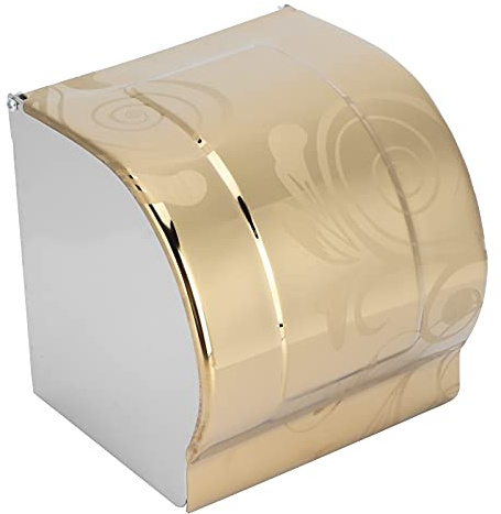Toilettenpapierhalter Goldener Edelstahl Wasserdichter Badezimmerrollenpapierständer für Badezimmer Hotels Restaurants
