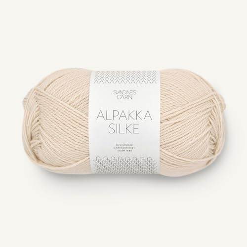 SANDNES GARN Alpakka Silke - Farbe: Mandel (2511) - 50 g/ca. 200 m Wolle