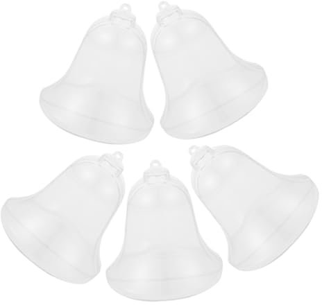 Operitacx 5St Weihnachten exquisite hohle hängende transparente Dekoration Pralinenschachtel Glocke 6St kreativität kreativekraft weihnachtliche bonbonschachteln Füllbare