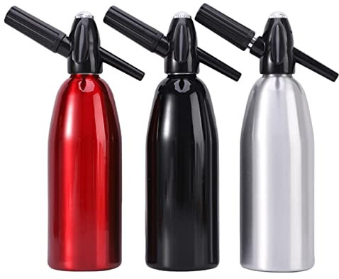1/3 piezas de agua de soda, botella de sifón de soda, máquina de agua Seltzer, máquinas de refrescos para el hogar, cocina, bar, fiesta, para hacer bebidas carbonatadas