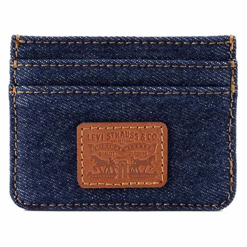 Levi's Denim Card Case, resetillbehör - kuvert korthållare för herr, Denim, UN