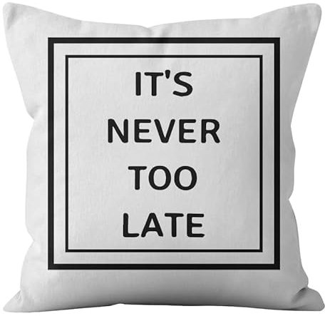 Cushions 45x45cm Black Box Cushions Cotton Linen Outdoor Cushions for Living Room Sofa Bedroom Office Cushion with Invisible Zipper Decorative Square Garden Cushions