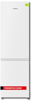 Corberó - Frigorífico Combi | CCM200834NFW | 336L | 57,9x59,5x202 | No Frost | Inverter | Luz LED | Fresh Box | Crisper | Balcones Ajustables | Estantes de Cristal | 35 Db | Blanco