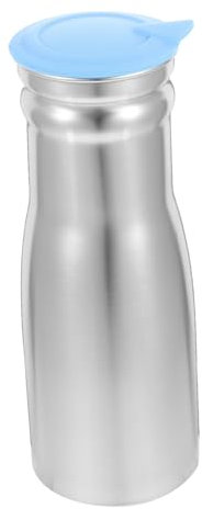MAGICLULU Wasserkrug Aus Edelstahl Großer für Kaltgetränke mit Krugdeckel für Den Kühlschrank Perfekt für Tee Kaffee Saft