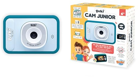Appareil Photo Enfant 40MP & Vidéo 1080P – Léger 80g, Écran 6cm, Zoom X8, Filtres – sans Jeux, Coque Silicone, Carte SD 16Go, USB-C – Dès 4 Ans