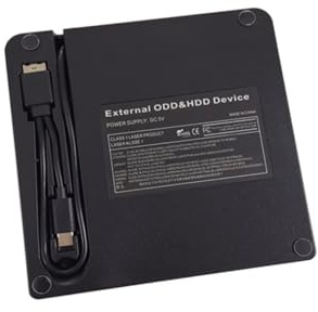 BESPORTBLE Unidad Óptica Externa Tipo C Multifuncional Unidad de DVD Externa USB Portátil Compatible Portátiles y Ordenadores Diseño Compacto y Ligero para Uso Viaje y Oficina