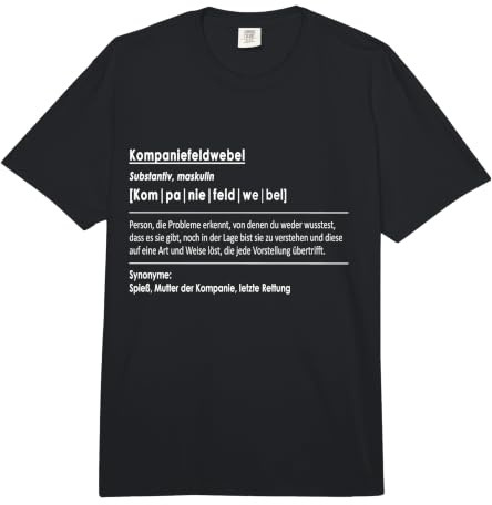 Kompaniefeldwebel Spieß Mutter Kompanie gelbe Kordel KpFw Comfort Colors Adult Heavyweight T-Shirt