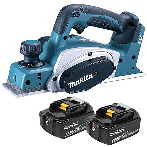 Makita DKP180 LXT 18V Li-Ion 82mm Planer with 2 x 6Ah Batteries