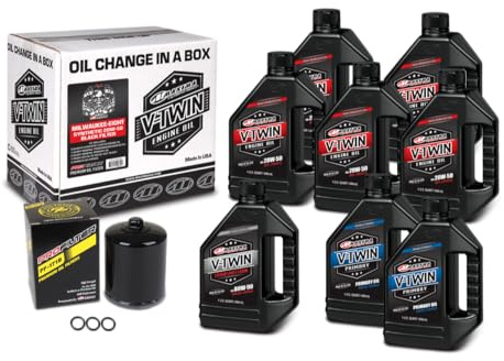 V-Twin Oil Change Kit Synthetic w/Black Filter, Milwaukee-Eight