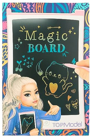 Depesche 12197 TOPModel - Magic Board, LCD-Tafel und Zeichenstift enthalten, zum malen und skizzieren, Rosa