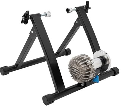 Rollentrainer Fahrrad Radfahren Übung Stationäre Fahrradständer Innen Bike Trainer Ständer für 26-29zoll Räder Schwarz