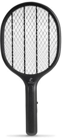 Walizard Fly Zapper Electric Fly Killer: Electric Fly Swatter Bug Zapper Racket Bat Electronic Mosquito Insect Killer Indoor USB Rechargeable 3000V
