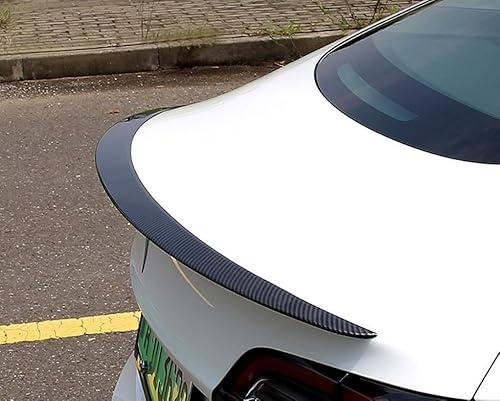 Auto Spoiler Hinterer Spolierflügel Heckspoiler Flügel Lippe Schwanzflügel für Tesla Model 3/3 Highland/Y (Model 3 Highland/Kohlefaser (2023-25 Version))