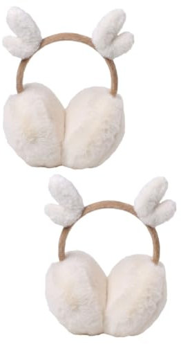 DEARMAMY 2stücke Flauschige Ohrenwärmer Für Junge Mädchen Anpassbare Winter-ohrenschützer Für Outdoor-aktivitäten Für Skifahren Schlittschuhlaufen Und Schneeabenteuer Niedliche