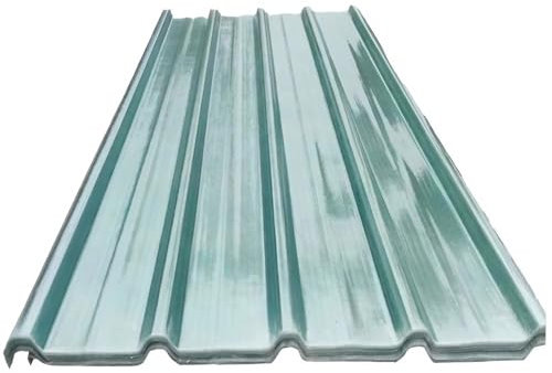 Polycarbonatplatten Wellblech Trapezblech für Außenbereich, Transparent Gewächshaus Platten/Dachplatten, Frp-tageslichtplatte für Gewächshaus, Fabrik, balkon, Wetterfeste(5Pcs,0.9x0.9m/35x35in)