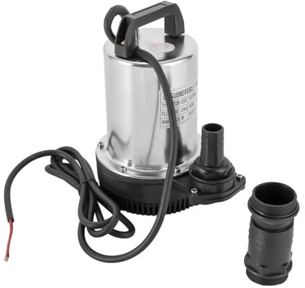 CLEADONG Bomba para pozos profundos, bomba sumergible de 160 W, bomba de agua sumergible, adecuada para bombear agua limpia y sucia, piscinas, sótanos inundados