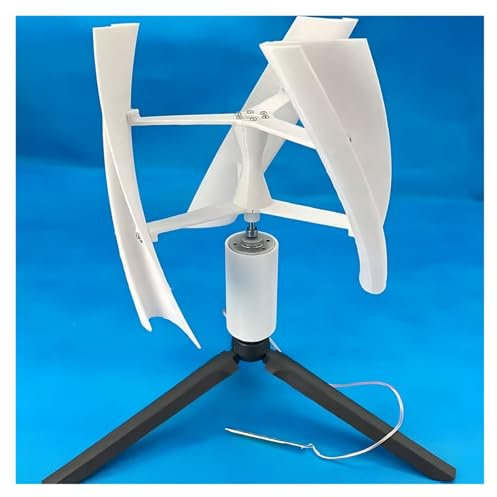 OUHFCASN 3 Leaves Micro Wind Power Generator Vertical Axis Brushless DC Generator tive Energy Generators 1-25W 1-15V Low Starting Speed for Home