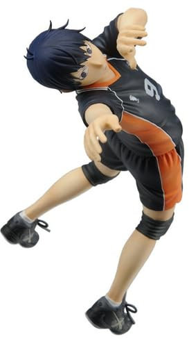 HLUONGTN Haikyuu Anime-Figuren Tobio Kageyama/Shoyo Hinata Figur Statue Volleyball-Pose Actionfigur Modell/Tobio Keyama/13Cm