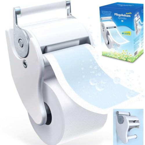 BESIRA Toilettenpapierhalter mit Balsamspender Alternative zu Feuchttüchern