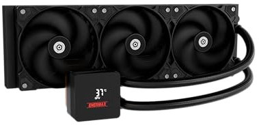 ENERMAX LIQMAX IV 360mm AIO CPU Wasserkühlung|Dual Chamber|TDP 380W+|Intel LGA 1851/1700/115x/2066| AMD AM5/AM4 |Digital Anzeige |3x 120 PWM Performance Flow Fan|ELC-LMIV360-SF