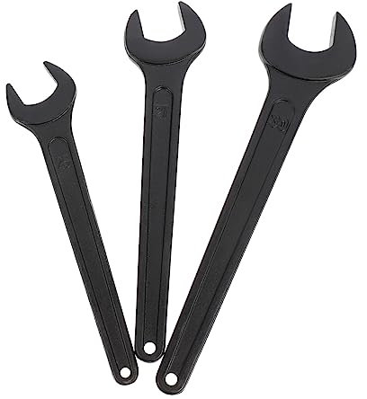 Gadpiparty 3pcs Single Open-end Wrench Steel Spanners for Tightening Nuts and Screws Multi-Functional Hand Tools for Home and Industry Use