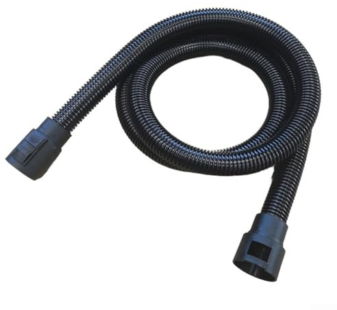 Niceminiwall For Karcher Extra Long Extension Hose 2.5/3.5m Compatible with NT20 30 WD1 WD2 WD3 WD4 WD5 WD6 Series Vacuum Cleaners with Dual Swivel Cuffs Black