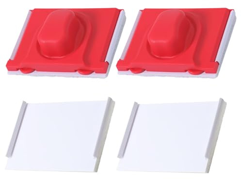 2 Pack Paint Edger Tool, Cutting in Paint Brush Cutting in Tools | with 2pcs Replacement Paints Pads for Paintings , Painting Edge Tool, Suitable for Walls Ceiling Rooms Corners