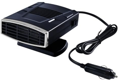 Opatiny Chauffage de voiture 12 V 200 W avec fonction de refroidissement par ventilateur, dégivreur double mode pour déshumidification du pare-brise, anti-brouillard, matériau ABS avec protection