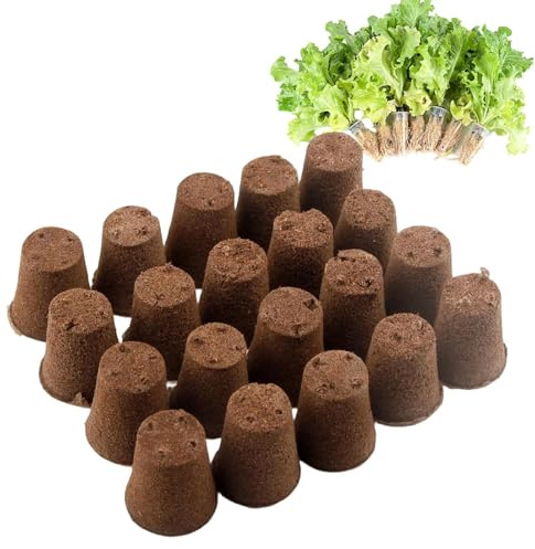 Generisch Wachstumsschwämme,20 Stück Nachfüllblöcke Für Pflanzenwachstum | Garten Hydroponische Pods - Für Salat Auf Balkon Terrasse Im Garten
