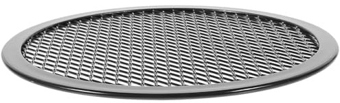 SHINEOFI Plaque à Pizza Ajourée en Alliage D'aluminium Épais 7 Pouces, Résistante à L'usure, Réutilisable, pour Cuisson Uniforme et Préparations Maison